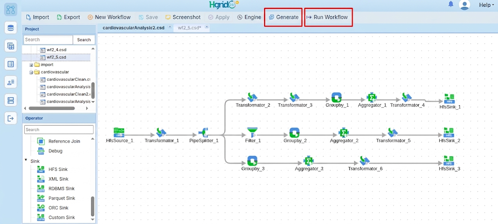 Generate dan Run Workflow