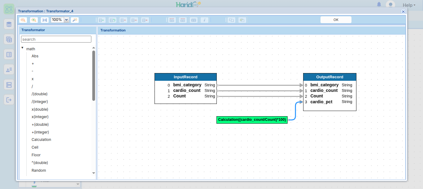Output cardio_pct BMI